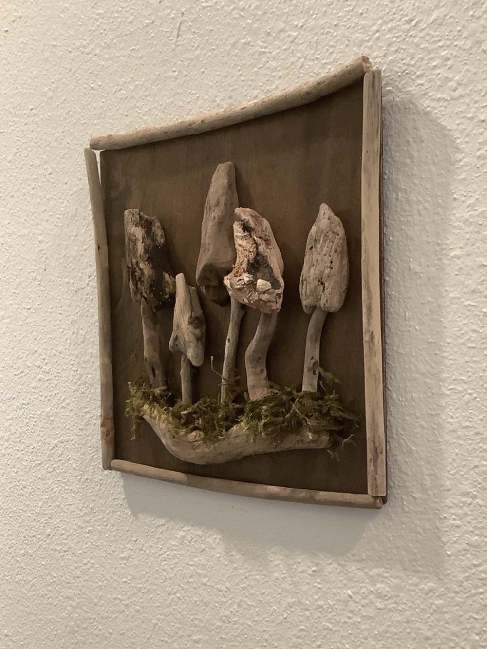 Driftwood Art , Driftwood Mushrooms, Mushroom Art, Driftwood Coastal Decor - Picture 4 of 5